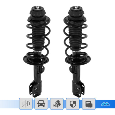 Front Driver Passenger Struts w/ Coil Spring For 2006-2012 Toyota Yaris 272288-image