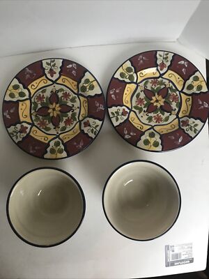 Pier 1 Imports Vallarta 2 Salad Plates 9