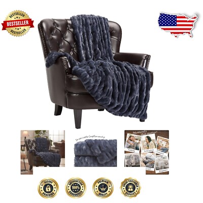 Soft Mink Reversible Throw Blanket - Stylish 50