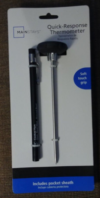 Mainstays 2 piece Meat thermometer Black 00996STW-image
