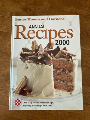 Better Homes and Gardens Annual Recipes 2000 Cookbook 1st Edition Hardcover -image