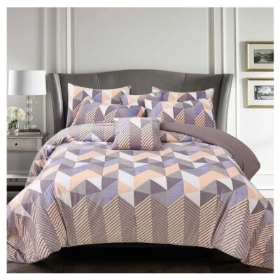 94 x 108 Nelaukoko Flannel king size Comforter multicolor super soft and cozy -image
