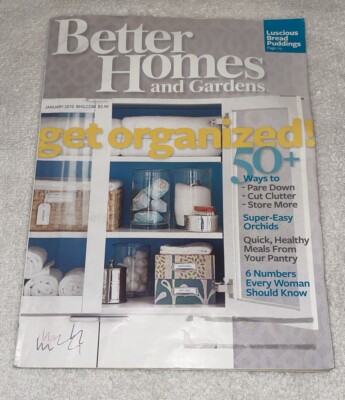 Better Homes and Gardens - January 2010 - Get Organized 50+ Ways To-image