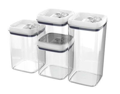 Better Homes 4pc Flip-Tite Airtight Food Storage Set Stackable BPA-Free Containe-image