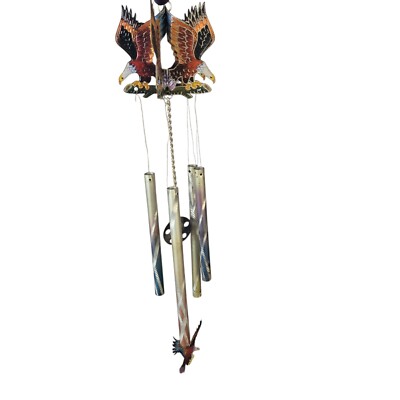 Vintage Eagle Wind Chime Garden Patio Decoration-image