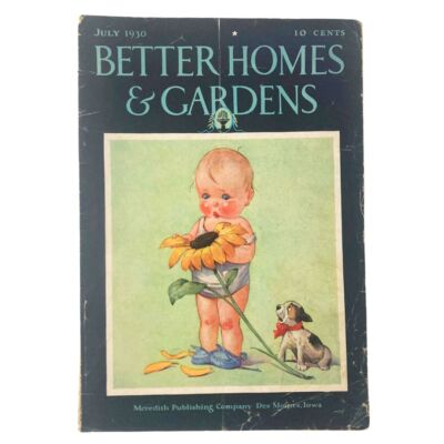 Better Homes & Gardens Magazine July 1930 Planting for Both Beauty and Use-image
