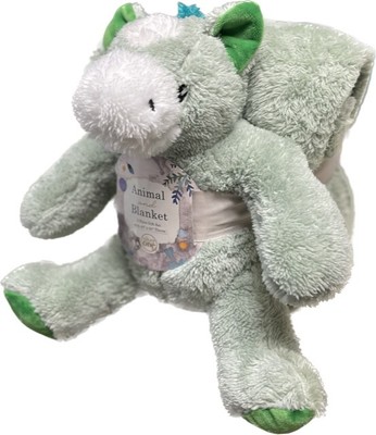 Plush Animal and Blanket, 2 Piece Gift Set with 40