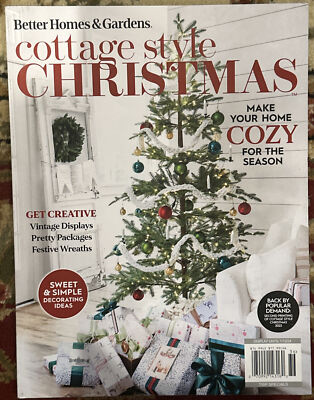 Better Homes & Gardens COTTAGE STYLE Magazine Christmas 2023 Issue COZY Home-image