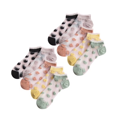  10 Pairs Women Socks Animal Slippers Cozy Breathable Women's Child-image