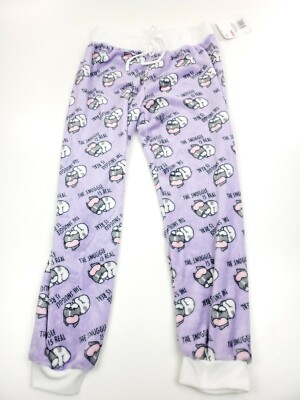 Super Soft & And Cozy Collection Size L Loungewear Pant Plush Pull On Comfort-image