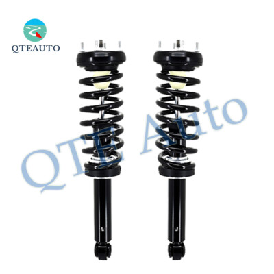 Pair of 2 Rear L-R Quick Complete Strut-Coil Spring For 2000-2002 Jaguar S-Type-image