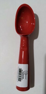 Mainstays Red Colored Ice Cream Scoop Plastic NEW-image