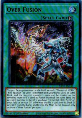 Over Fusion #MP23-EN137 1st Edition Near Mint or Better-image
