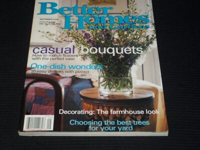 2000 SEPTEMBER BETTER HOMES & GARDENS MAGAZINE - CASUAL BOUQUETS COVER - E 4581-image