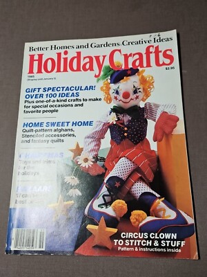 Vintage Better Homes & Gardens Creative Ideas HOLIDAY CRAFTS 1985-Over 100 Ideas-image