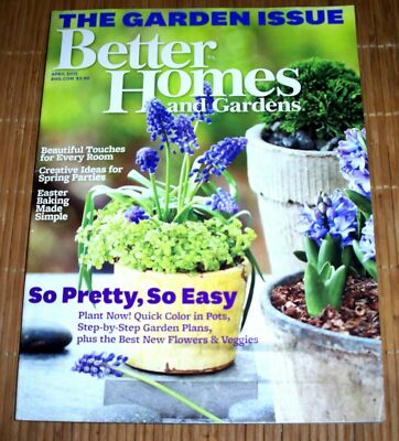Better Homes and Gardens Magazine April 2012 Spring Easter NEW UNREAD CONDITION-image