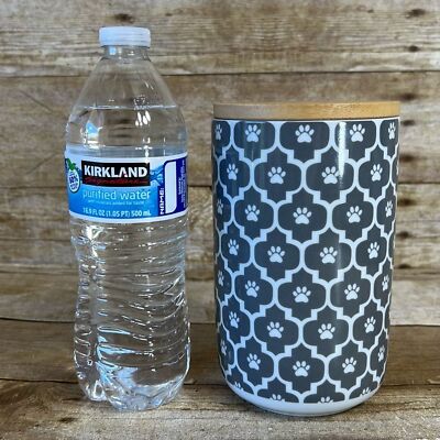 Design Imports Size 7x4” Ceramic Canister-image