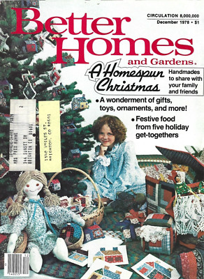 Better Homes and Gardens Magazine, December, 1978: A Homespun Christmas-image