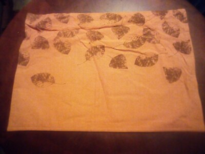 Trillium Design Imports Pumpkin Orange Fallen Leaves Cloth 20x20 Dinner Napkins-image