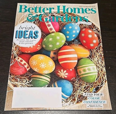 Better Homes & Gardens BHG Magazine April 2022 Bright Ideas-image