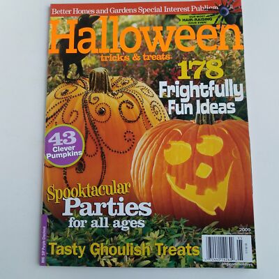 Better Homes & Gardens Halloween Tricks & Treats Magazine   072440142640-image