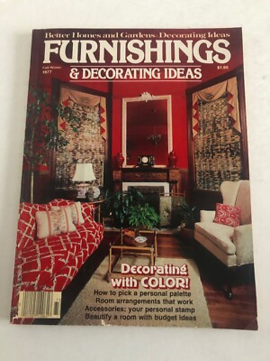 Vintage Better Home Gardens Home Furnishing and Decorating Ideas 1977-image