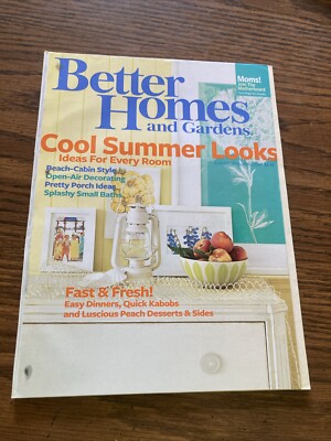 Better Homes And Gardens Magazine August 2010 Cool Summer Looks -image