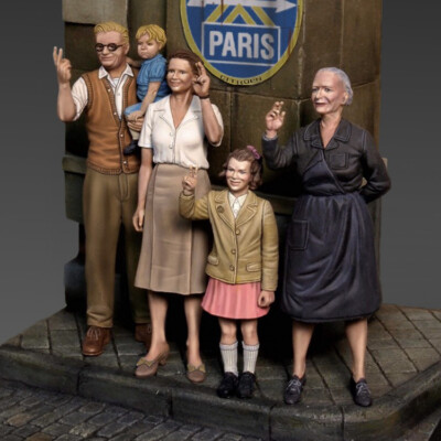 1/35 Resin Civilians War is Over 5 Figures Unpainted unassembled F534-lw-image