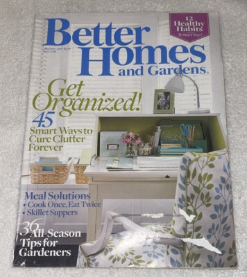 Better Homes and Gardens - January 2009 - Get Organized! 45 Smart Ways To Cure-image