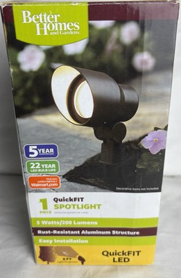 Better Homes & Gardens Landscape Spotlight QuickFIT LED 3 Watt**NEW**-image
