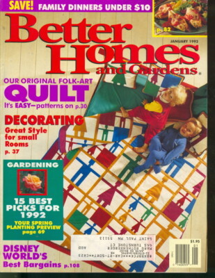 1994 Better Homes & Gardens: Our Original Folk-Art Quilt-image