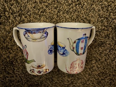 Stechcol Gracie Bone China Set of Teapot Design Mugs 4