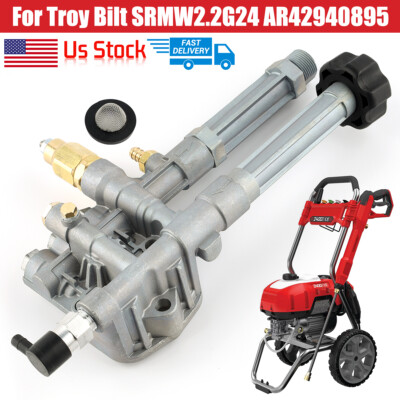 Complete Pump Head w/ Unloader for Troy Bilt AR42940 SRMW2.2G24 Pressure Washer.-image