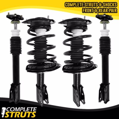 Front & Rear Quick Complete Struts & Coil Springs for 1990-1999 Buick LeSabre-image