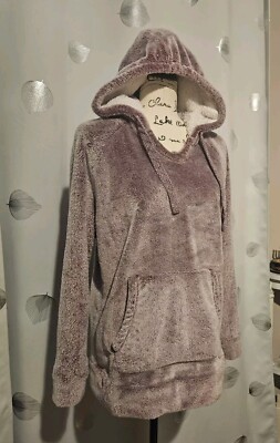Members Mark Pink Purple Cozy Plush Pullover Size Large  L Warm Soft Comfort-image