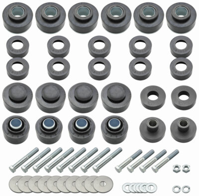 RestoParts Complete Body Bushing Kit 1968-72 Pontiac GTO Lemans Grand Prix Coupe-image