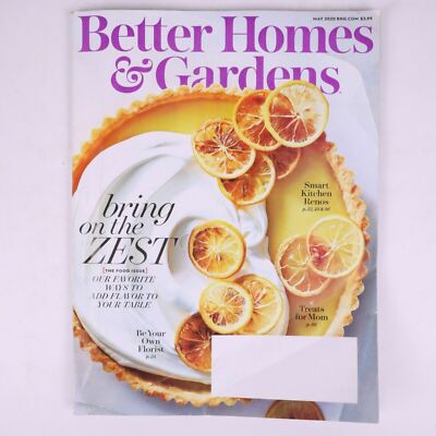 Better Homes & Gardens Magazine May 2020 Bring On The Zest -image