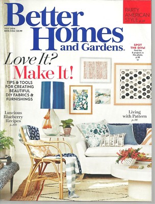 Better Homes & Gardens July 2016 Free & Fast SnH Best Deal on Ebay L@@K !!-image