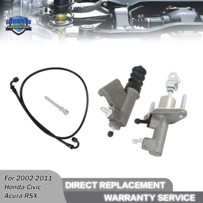 Complete Clutch CMC & Slave Kit For 02-11 Honda Civic Acura RSX 2.0L l4 K20 K24-image
