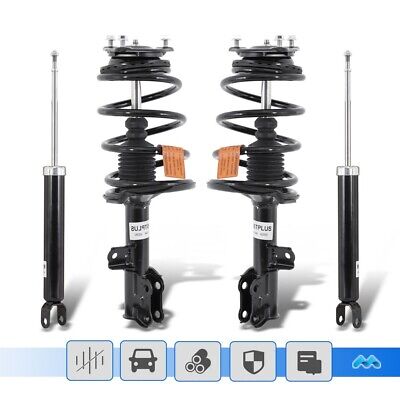 4PCS Front & Rear Complete Struts Shocks For 2007-2010 Hyundai Elantra Sedan-image