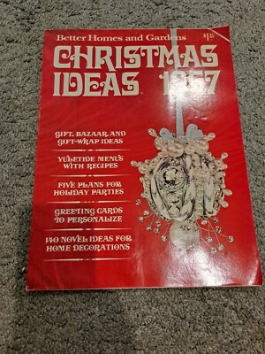 Vintage 1967 Better Homes & Gardens Christmas Ideas Mid-Century Modern Crafts-image