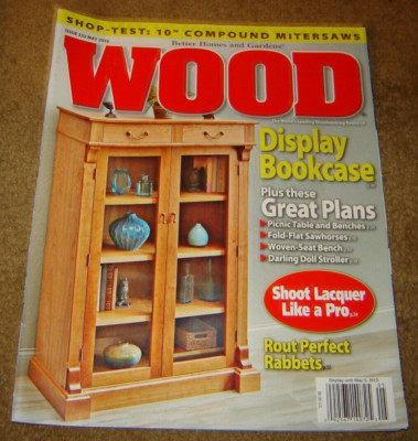 Better Homes & Gardens Wood Magazine Issue 232 May 2015-image