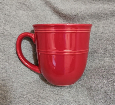 VGUC Mainstays Rainforsst Stoneware 12 oz Mug -Red Sedona LAST ONE-image