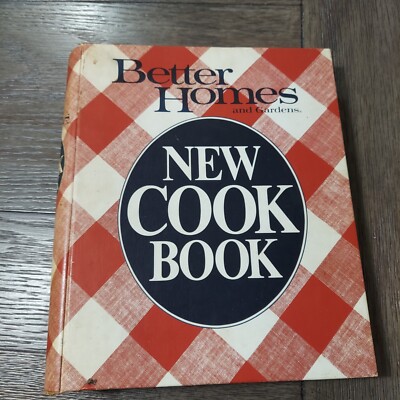 Better Homes And Garden COOK BOOK Spiral Hard Back Recipes Red Plaid-image