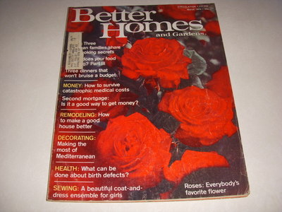 BETTER HOMES AND GARDENS Magazine, March, 1974, ROSES, MEDITERRANEAN DECOR!-image