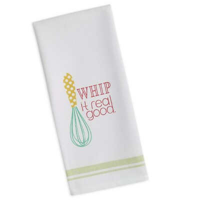 Design Imports 29186 Whip it Good Printed Dishtowel-image