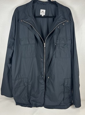 Vintage PETER MILLAR Zip Button Jacket Coat Windbreaker XXL Black-image