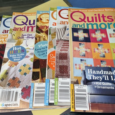 Quilts And More 6 Magazine Lot Better Homes & Gardens 2009-2016-image