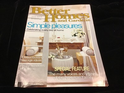 Better Homes and Gardens Magazine January 2002 Simple Pleasures-image
