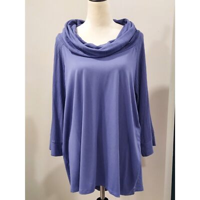Soft & cozy Loungewear Long Sleeve Cowl Neck Top Size XL-image